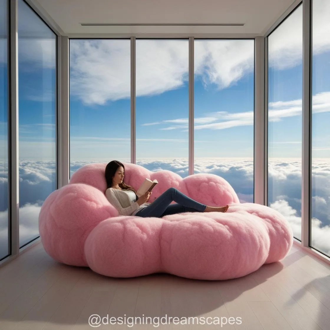 Experience Comfort Like Never Before with the Cloud-Shaped Couch