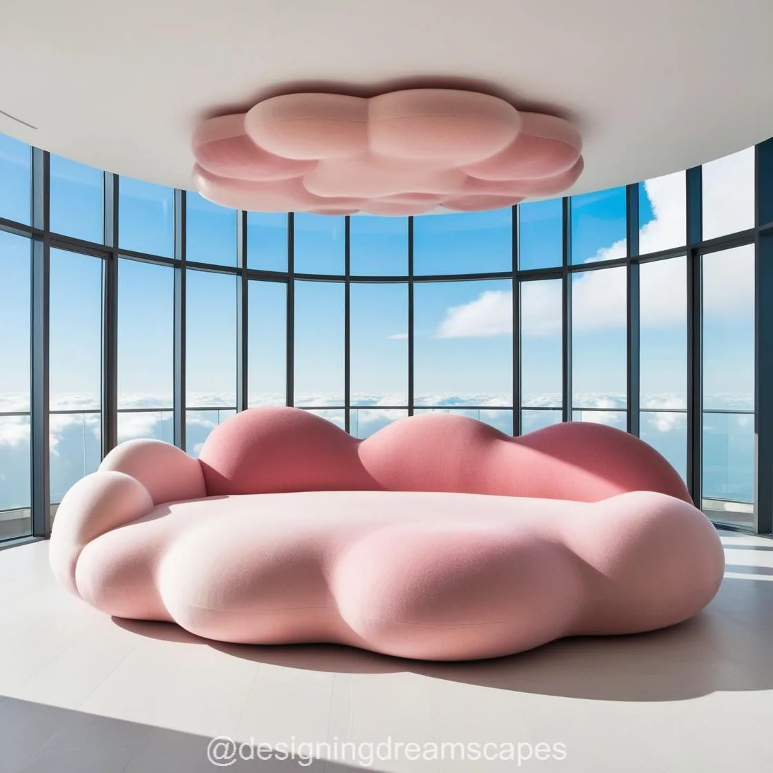 Experience Comfort Like Never Before with the Cloud-Shaped Couch