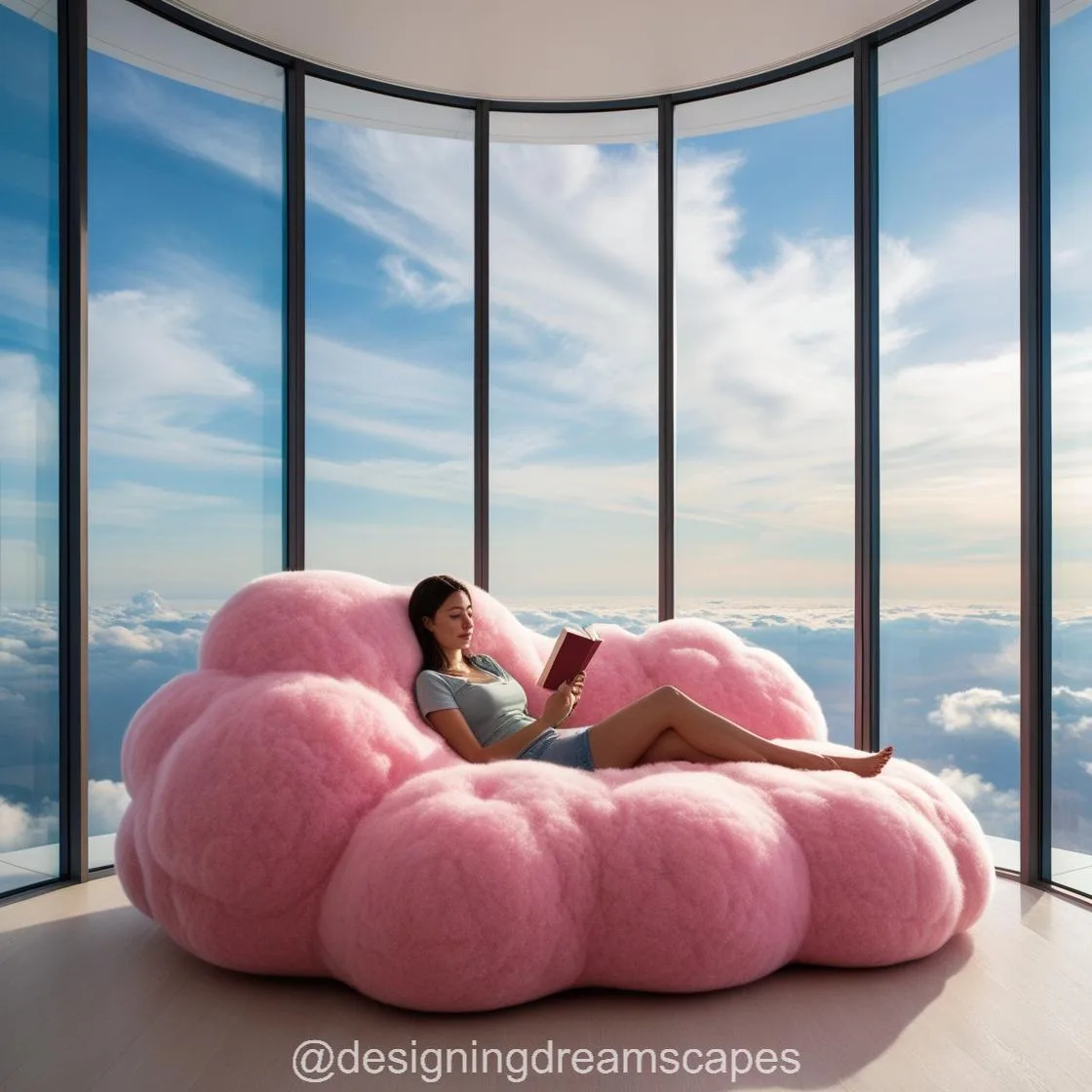 Experience Comfort Like Never Before with the Cloud-Shaped Couch