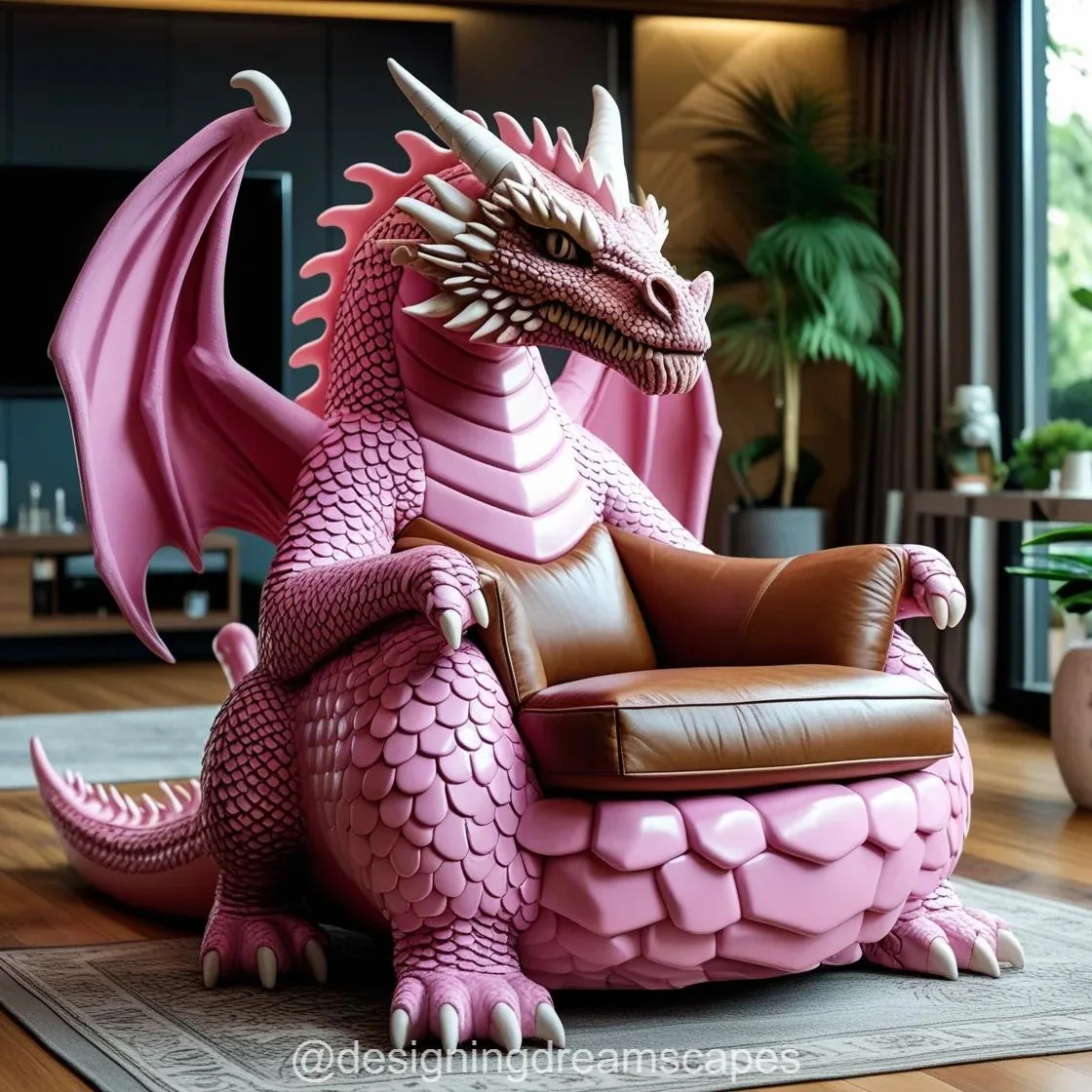 Unleash Your Inner Warrior with the Exquisite Dragon Chair