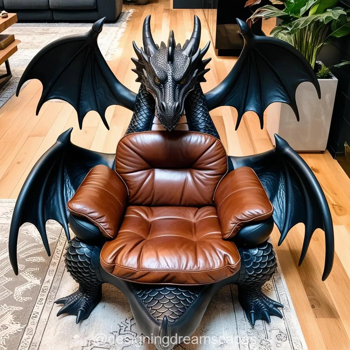 Unleash Your Inner Warrior with the Exquisite Dragon Chair