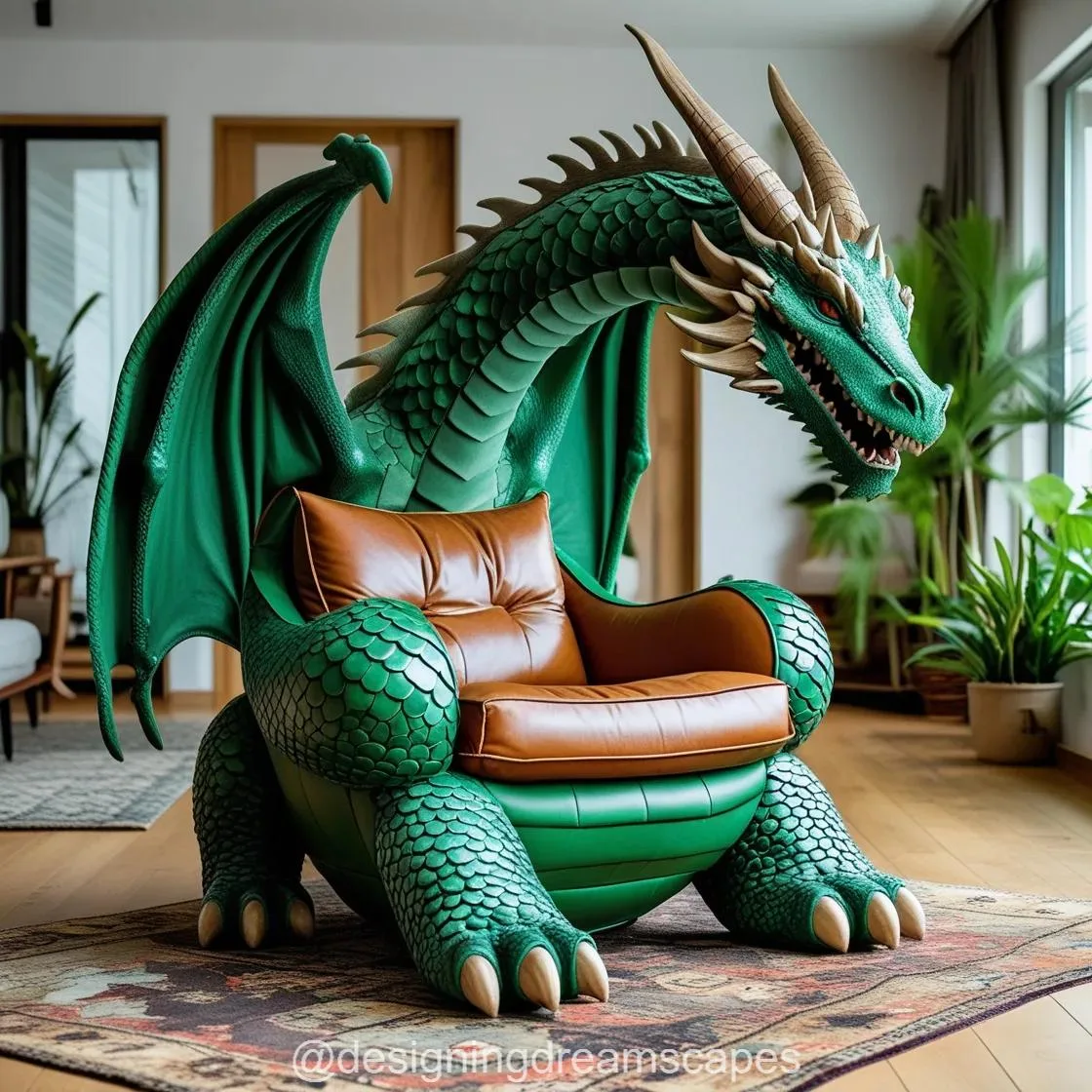 Unleash Your Inner Warrior with the Exquisite Dragon Chair