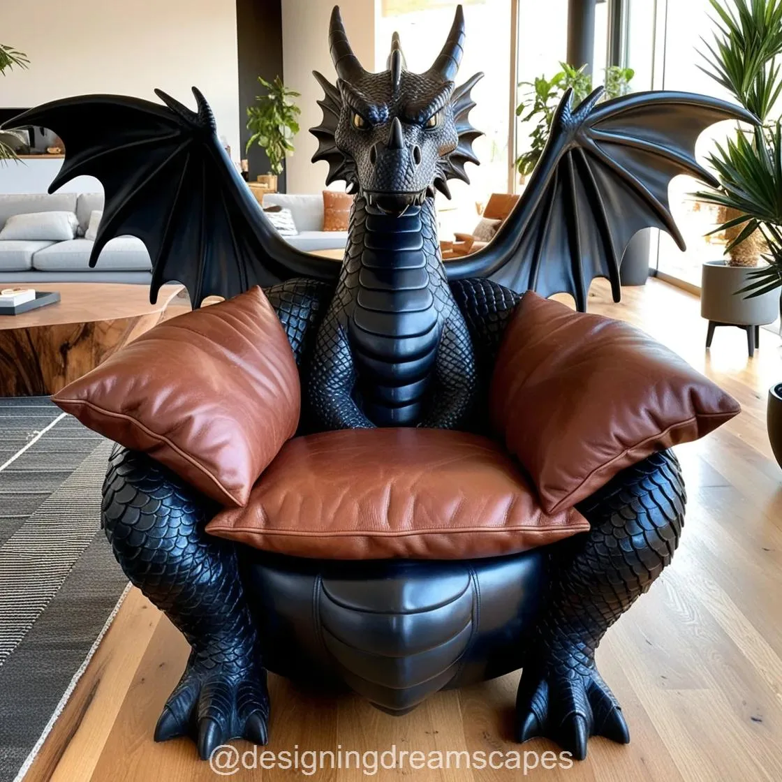 Unleash Your Inner Warrior with the Exquisite Dragon Chair