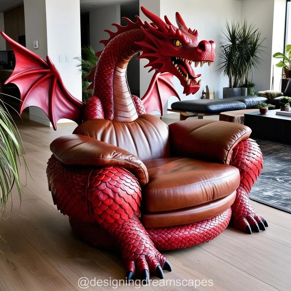 Unleash Your Inner Warrior with the Exquisite Dragon Chair