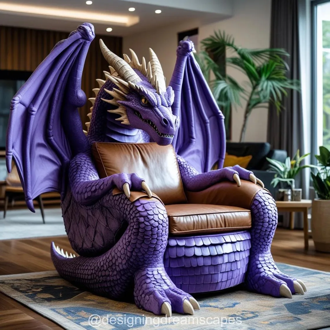 Unleash Your Inner Warrior with the Exquisite Dragon Chair