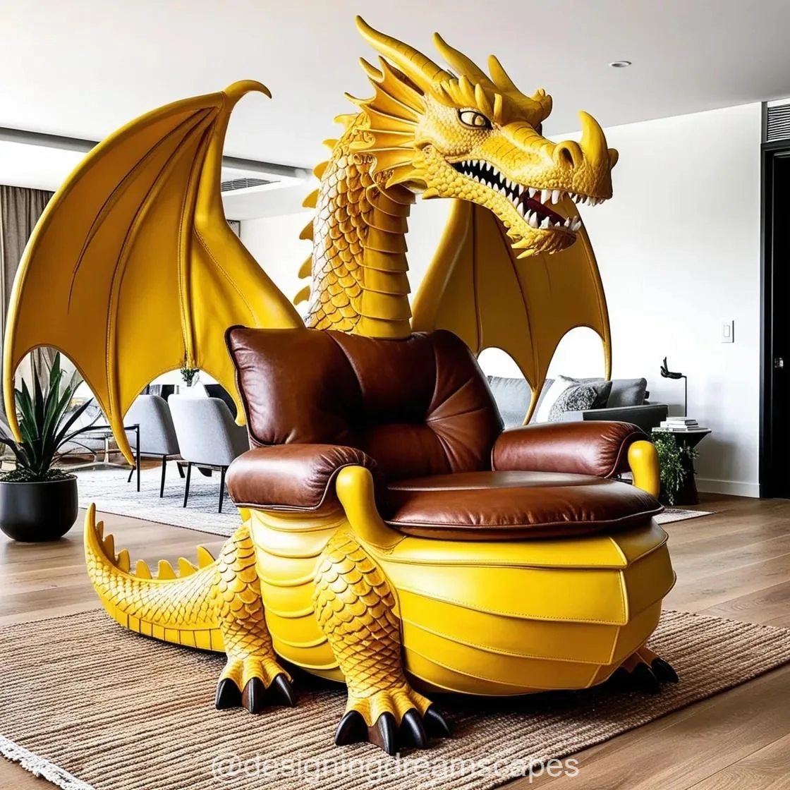 Unleash Your Inner Warrior with the Exquisite Dragon Chair