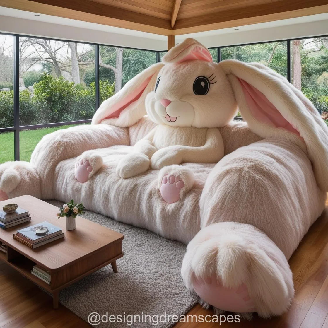 Giant Rabbit Loungers: Redefining Comfort with Whimsy and Style