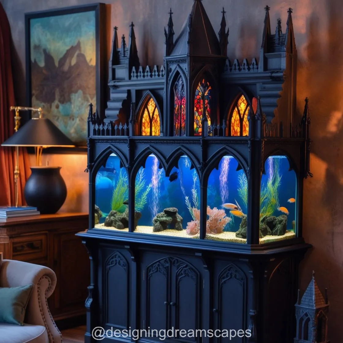 Transform Your Space with the Mysterious Beauty of Gothic Aquariums