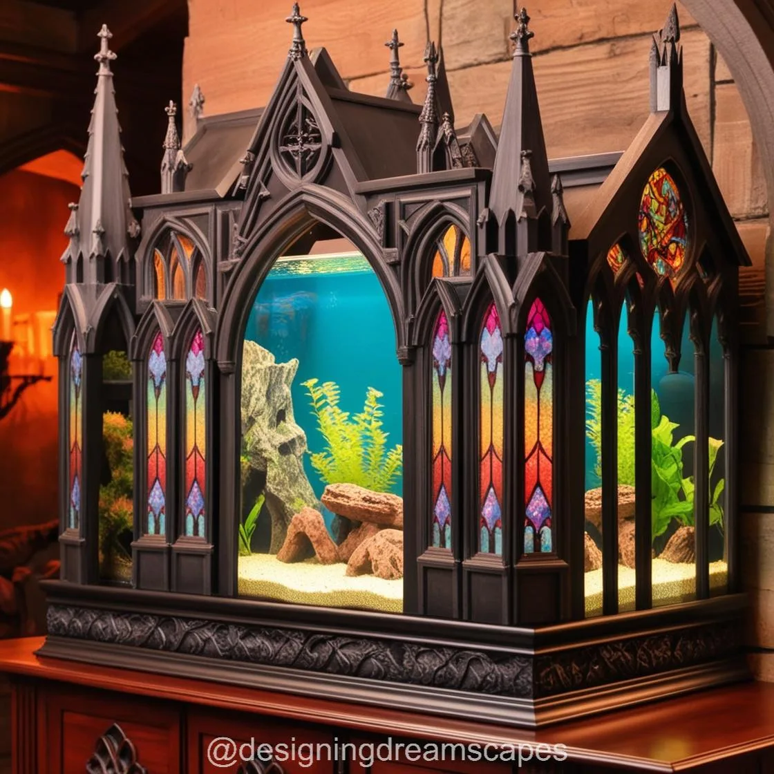 Transform Your Space with the Mysterious Beauty of Gothic Aquariums