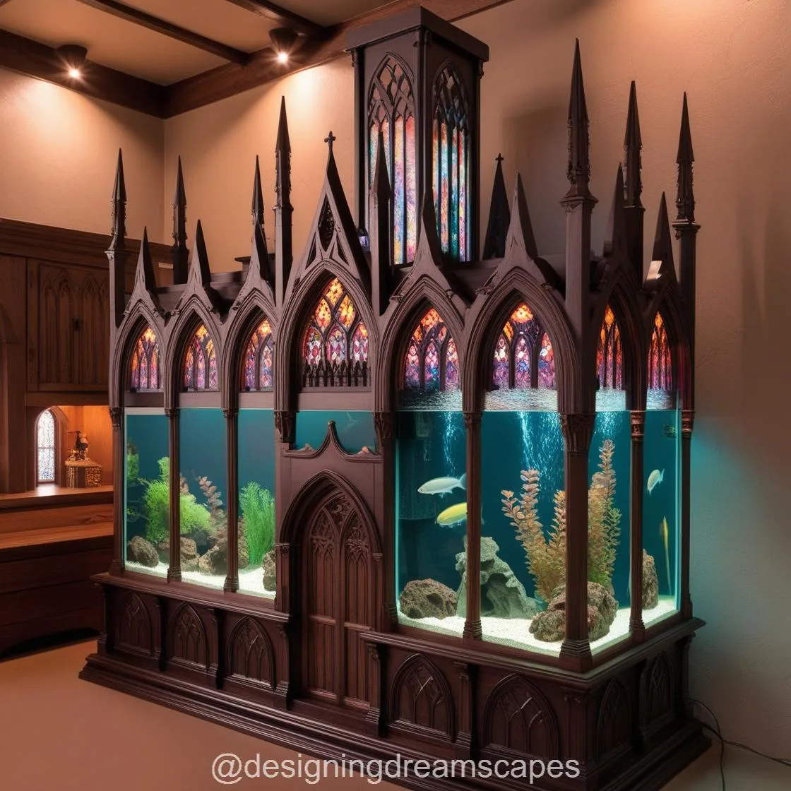 Transform Your Space with the Mysterious Beauty of Gothic Aquariums