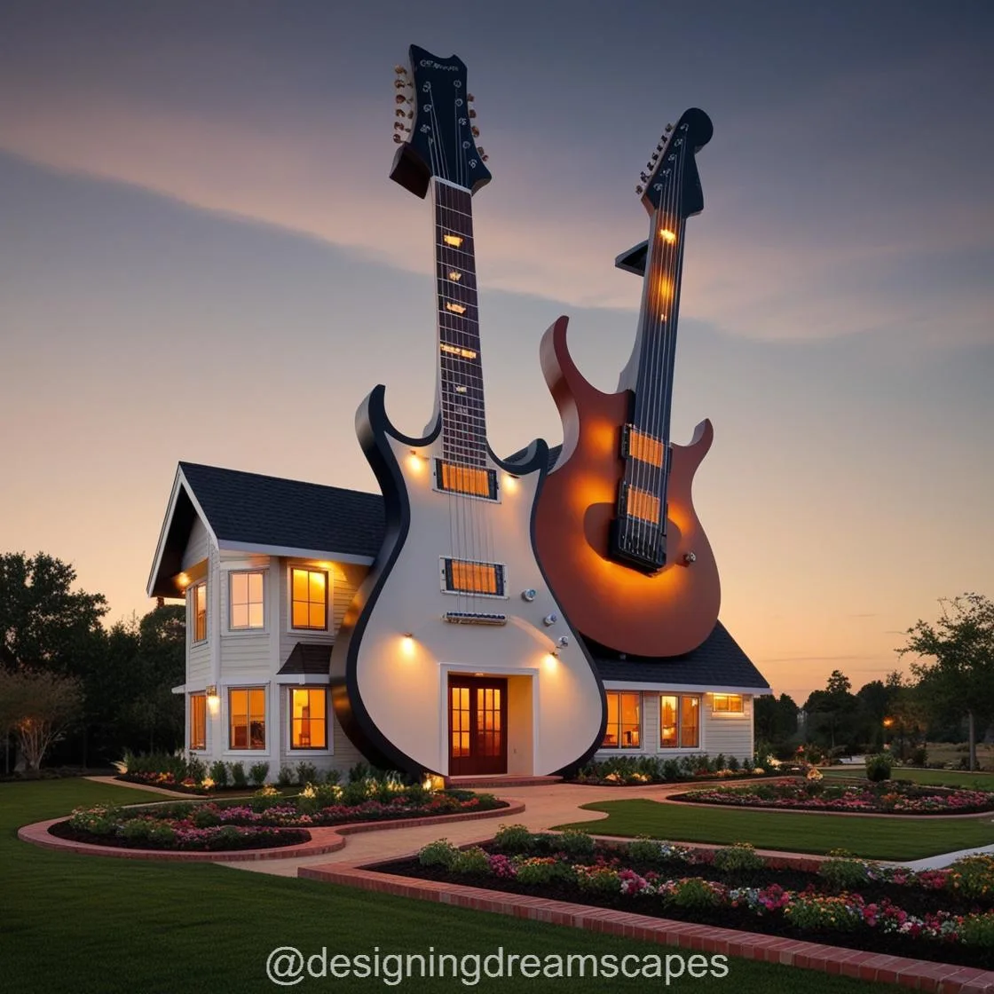 Striking a Chord: Exploring the Creative Genius of the Guitar Shaped House