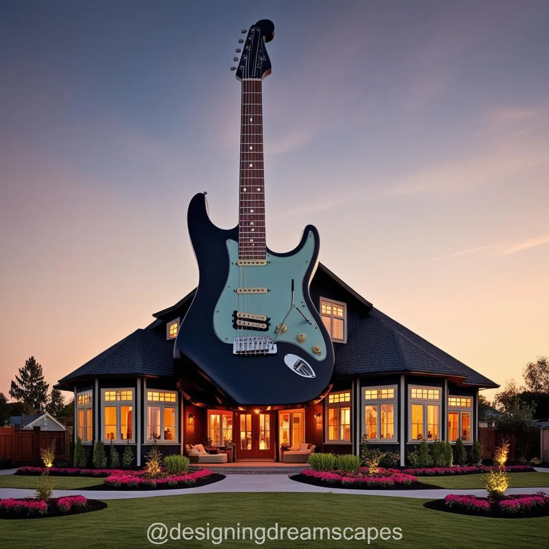 Striking a Chord: Exploring the Creative Genius of the Guitar Shaped House