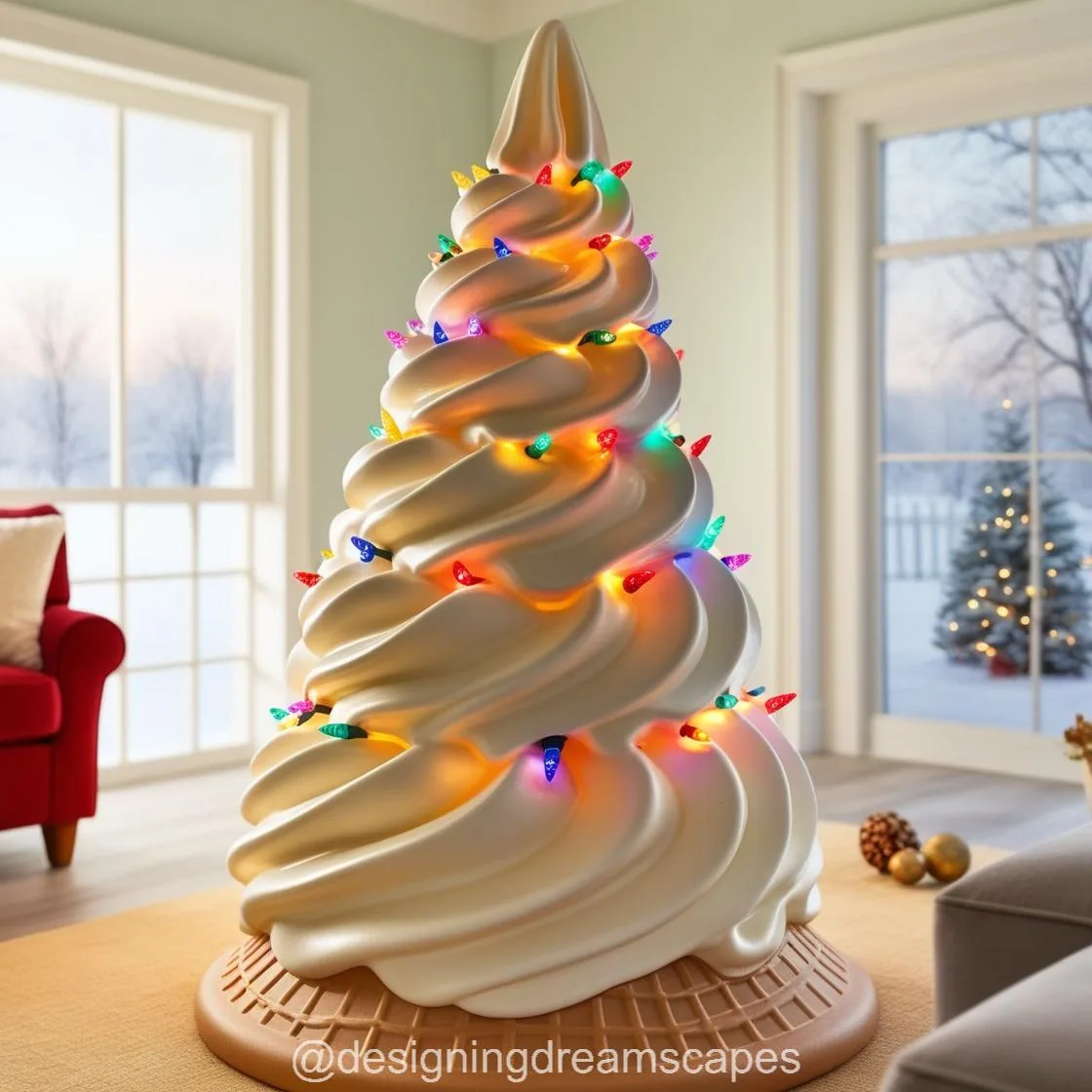 Celebrate the Season with Delicious Ice Cream Christmas Trees