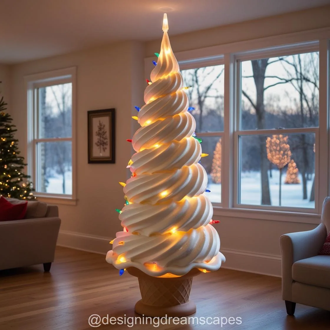 Celebrate the Season with Delicious Ice Cream Christmas Trees