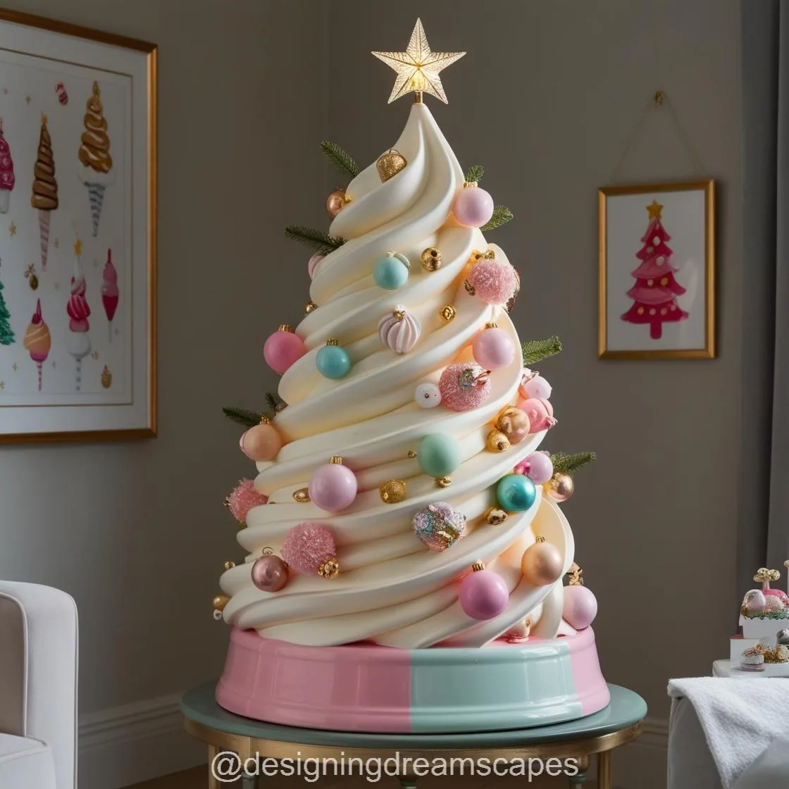 Celebrate the Season with Delicious Ice Cream Christmas Trees