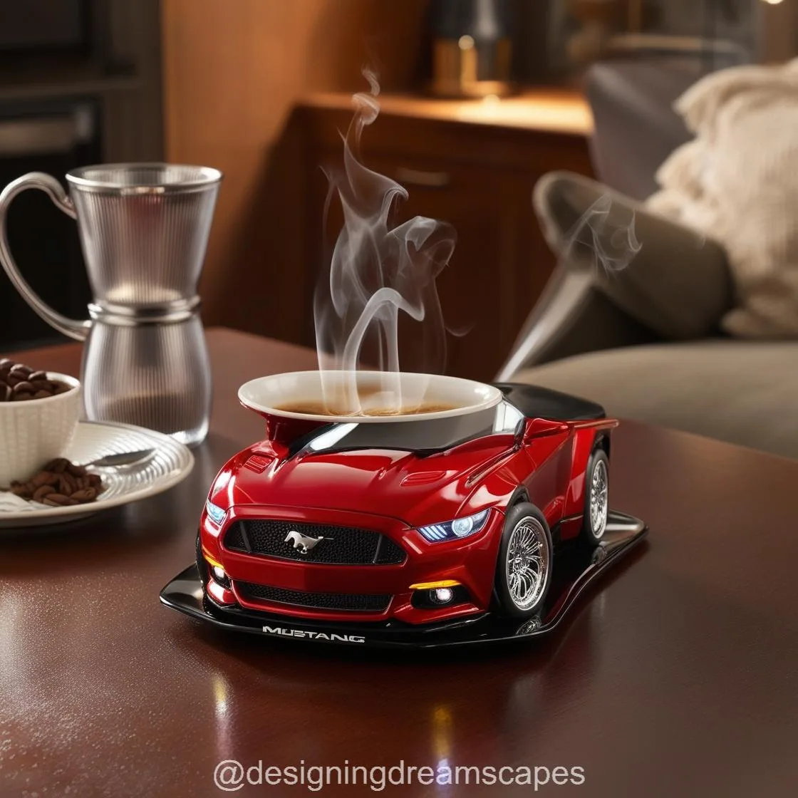 Mustang Shaped Coffee Mug: A Perfect Blend of Elegance and Automotive Passion