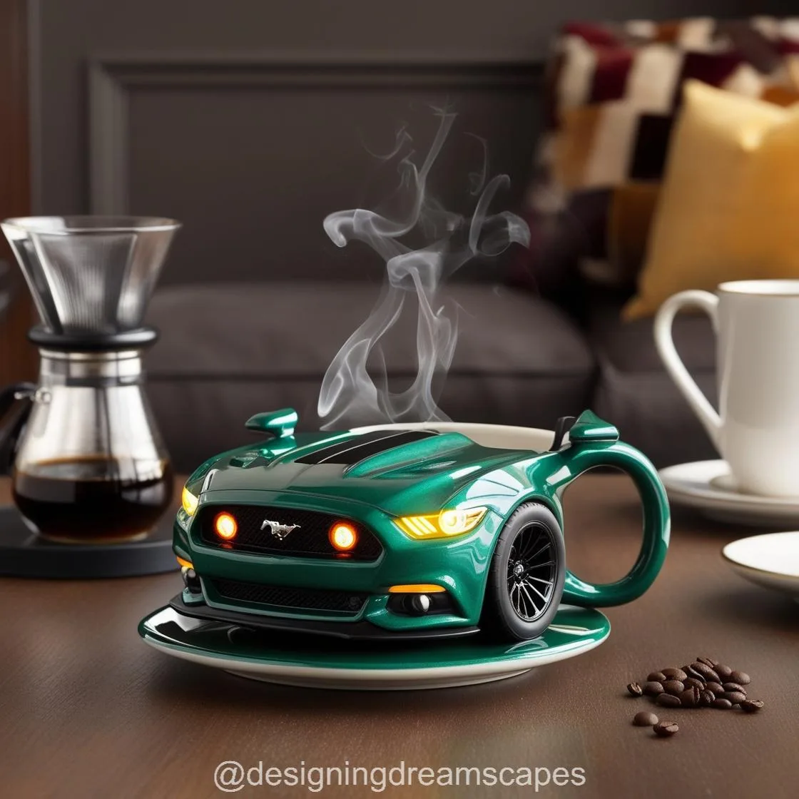 Mustang Shaped Coffee Mug: A Perfect Blend of Elegance and Automotive Passion