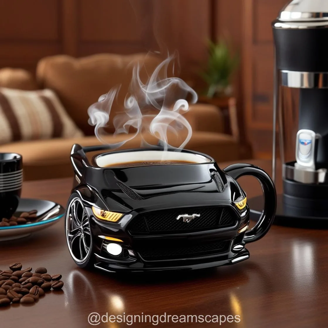 Mustang Shaped Coffee Mug: A Perfect Blend of Elegance and Automotive Passion