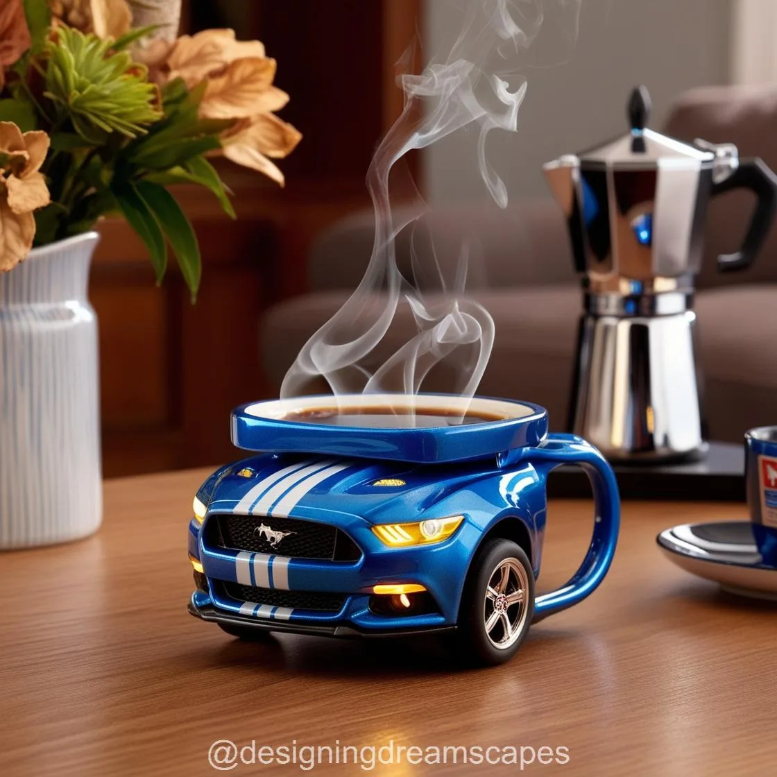 Mustang Shaped Coffee Mug: A Perfect Blend of Elegance and Automotive Passion