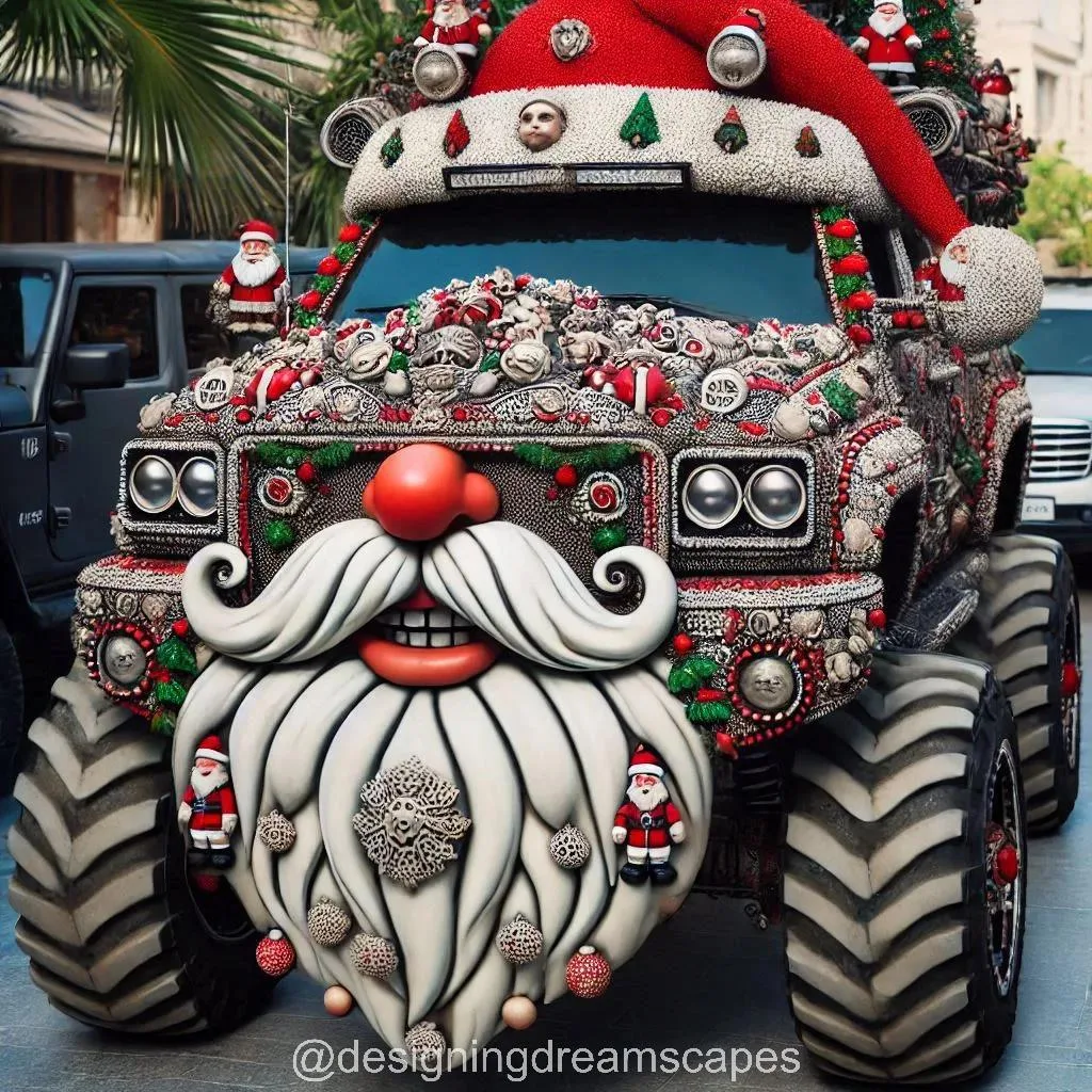 Experience the Joyride: Unwrapping the Santa Claus-Inspired Car