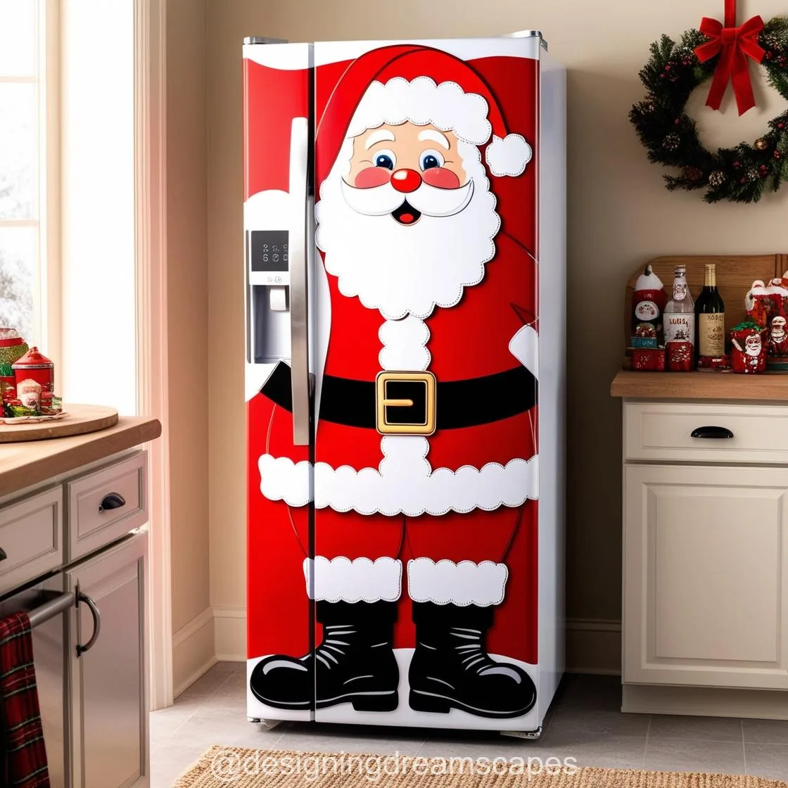 Keep the Magic Fresh: Santa Claus Refrigerator for Festive Storage