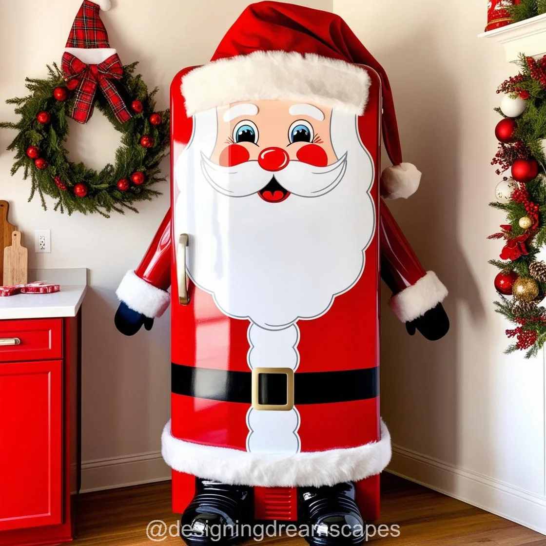 Keep the Magic Fresh: Santa Claus Refrigerator for Festive Storage