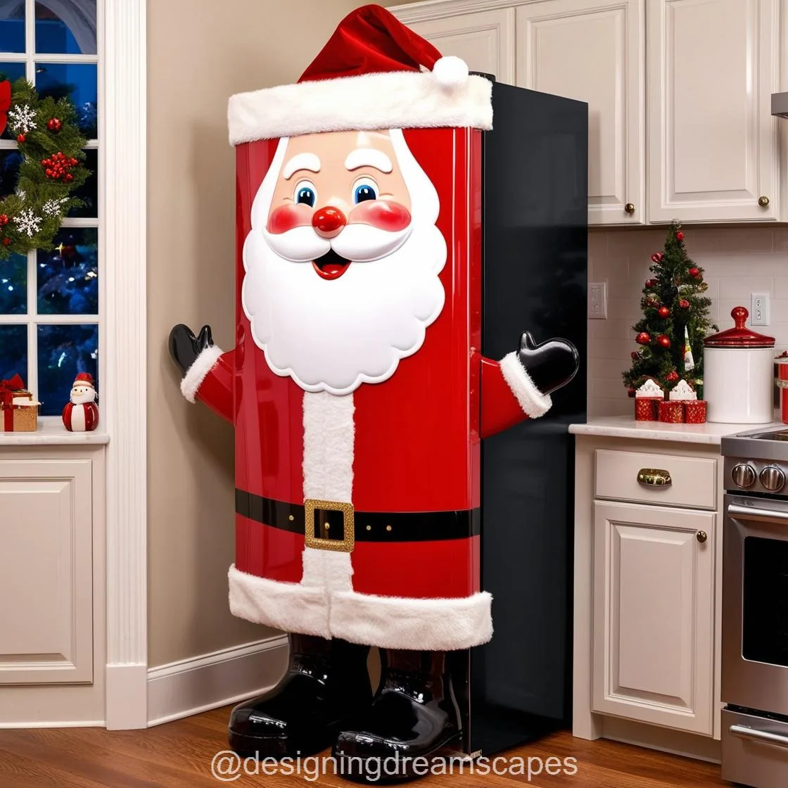 Keep the Magic Fresh: Santa Claus Refrigerator for Festive Storage