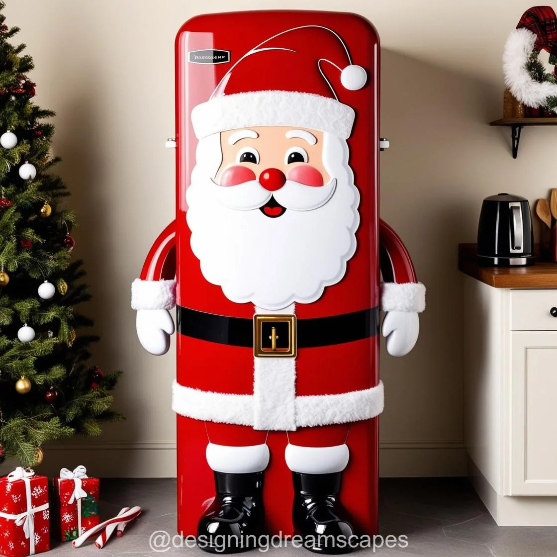 Keep the Magic Fresh: Santa Claus Refrigerator for Festive Storage