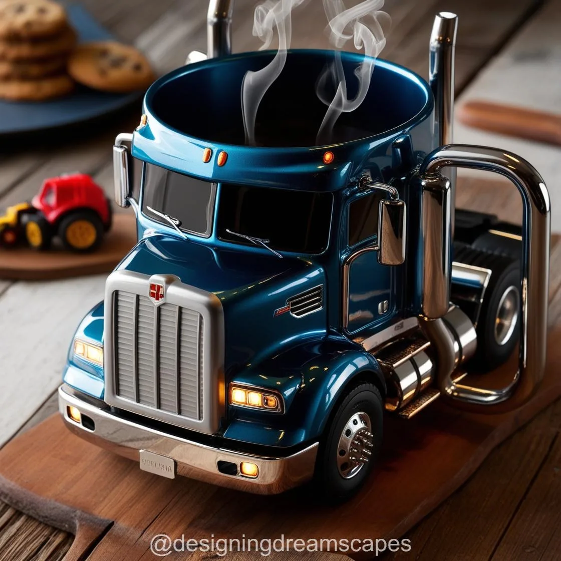 Semi-Truck Coffee Mugs: Fuel Your Day with Style and Strength