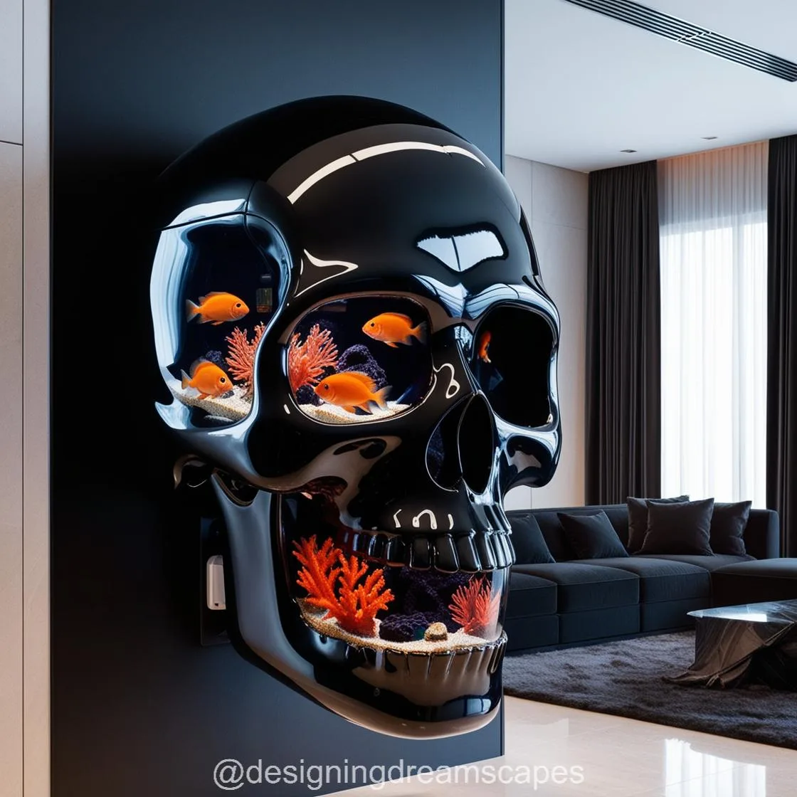 Dive into the Dark: The Allure of Skull Aquariums for Creative Decor