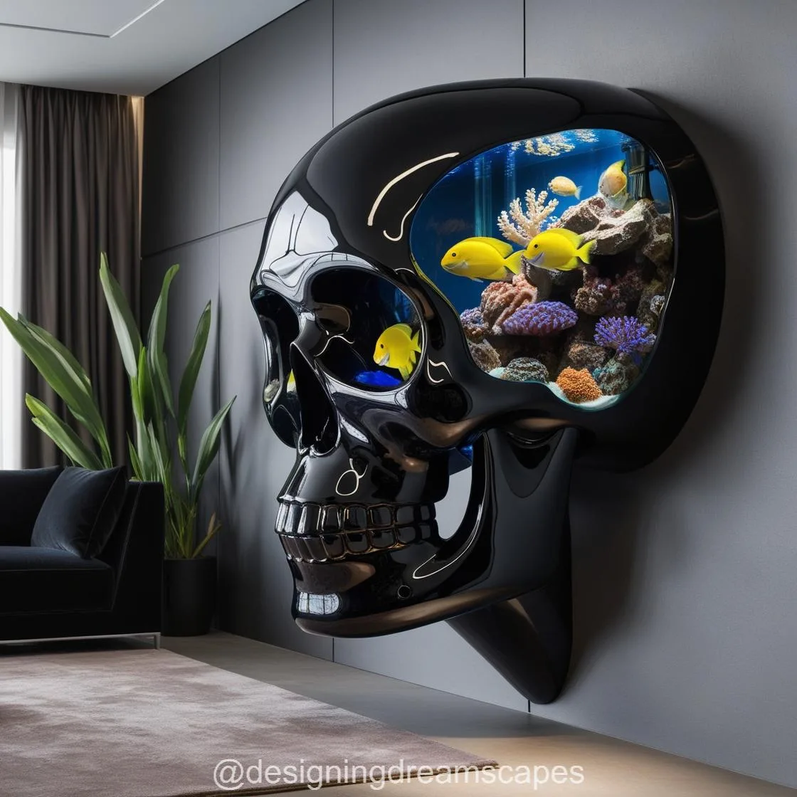 Dive into the Dark: The Allure of Skull Aquariums for Creative Decor