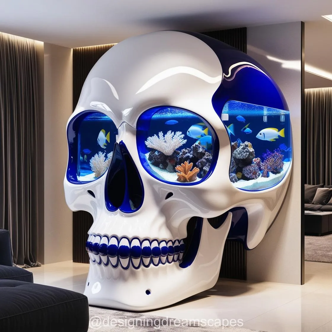 Dive into the Dark: The Allure of Skull Aquariums for Creative Decor