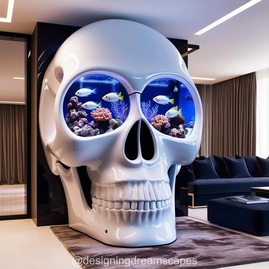 Dive into the Dark: The Allure of Skull Aquariums for Creative Decor