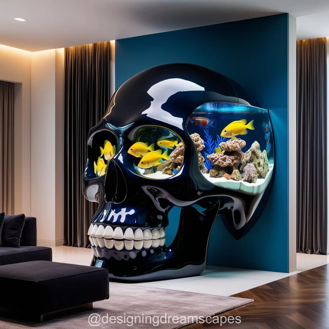 Dive into the Dark: The Allure of Skull Aquariums for Creative Decor