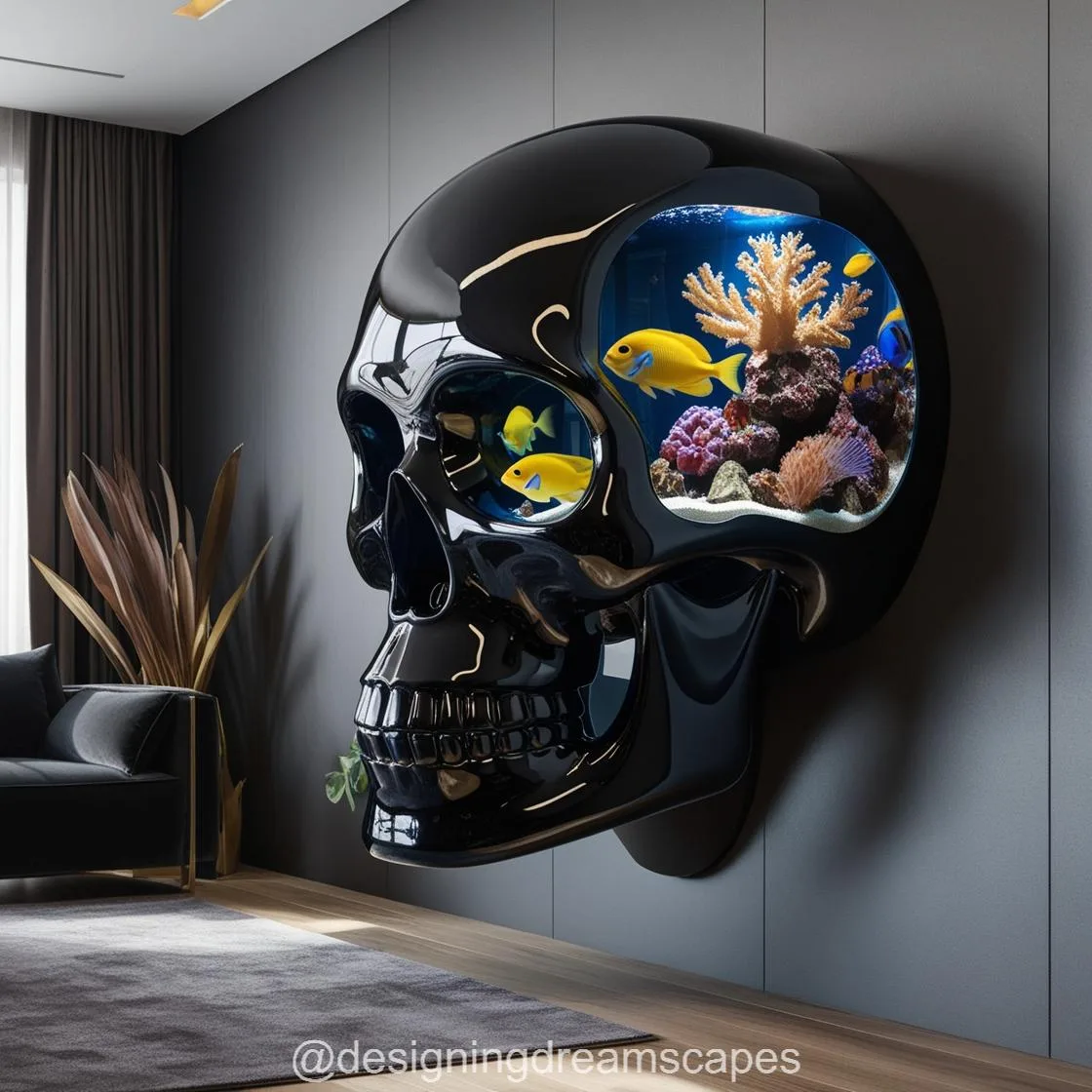 Dive into the Dark: The Allure of Skull Aquariums for Creative Decor