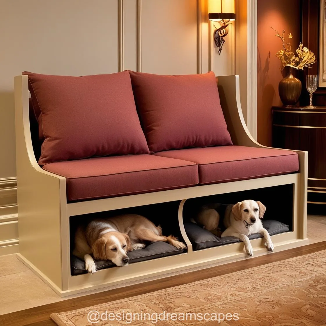 Transform Your Living Room: Discover the Sofa with Built-In Dog Bed Pods for a Cozy Home