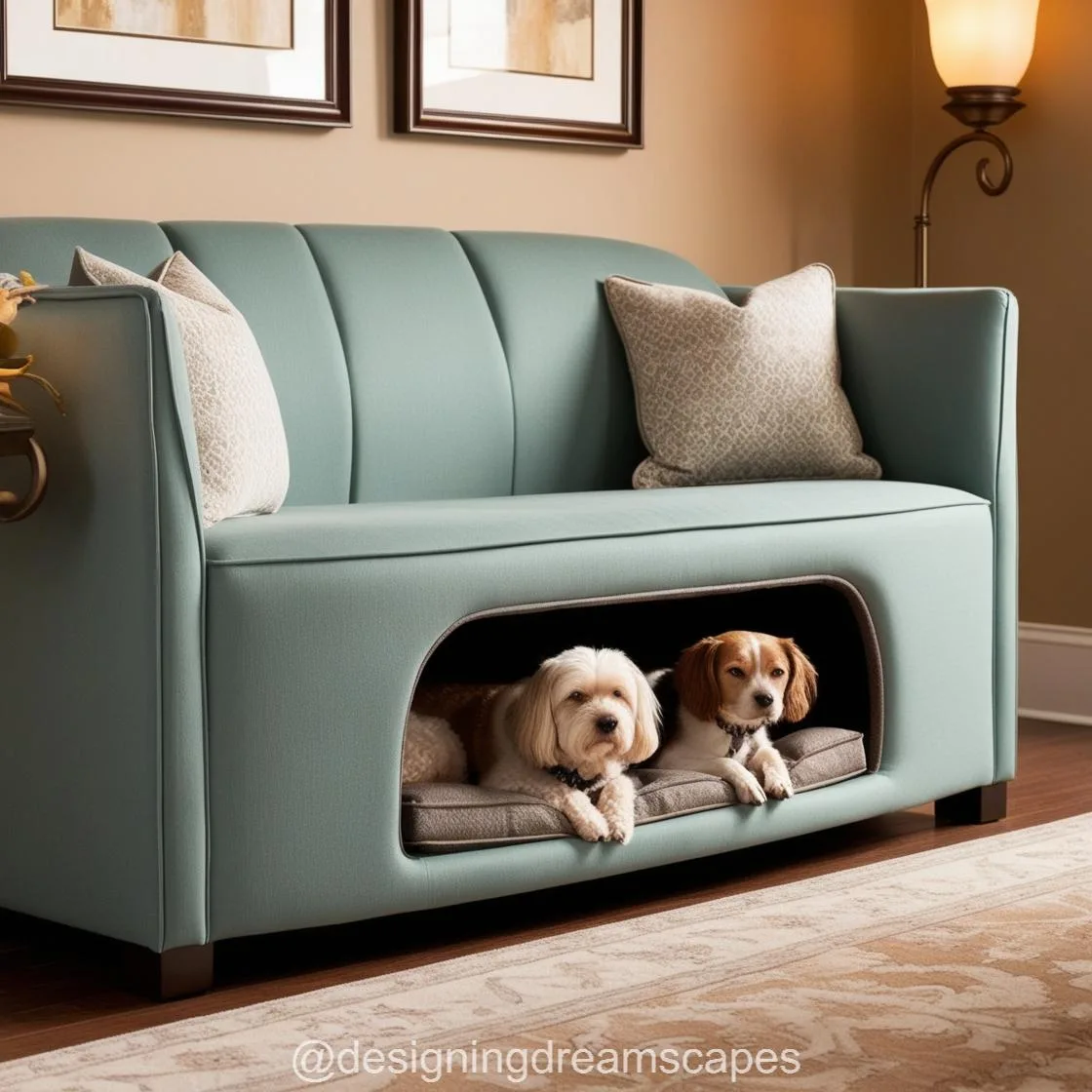 Transform Your Living Room: Discover the Sofa with Built-In Dog Bed Pods for a Cozy Home