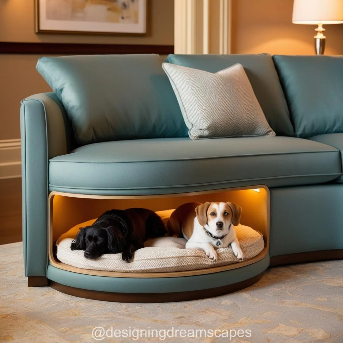 Transform Your Living Room: Discover the Sofa with Built-In Dog Bed Pods for a Cozy Home