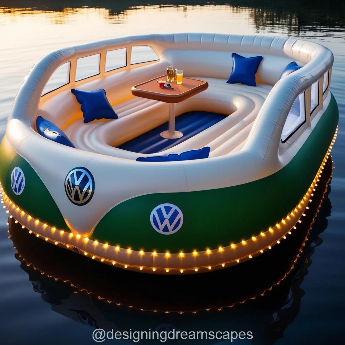 Float in Style: Volkswagen Bus Lake Party Floats for Unforgettable Water Fun