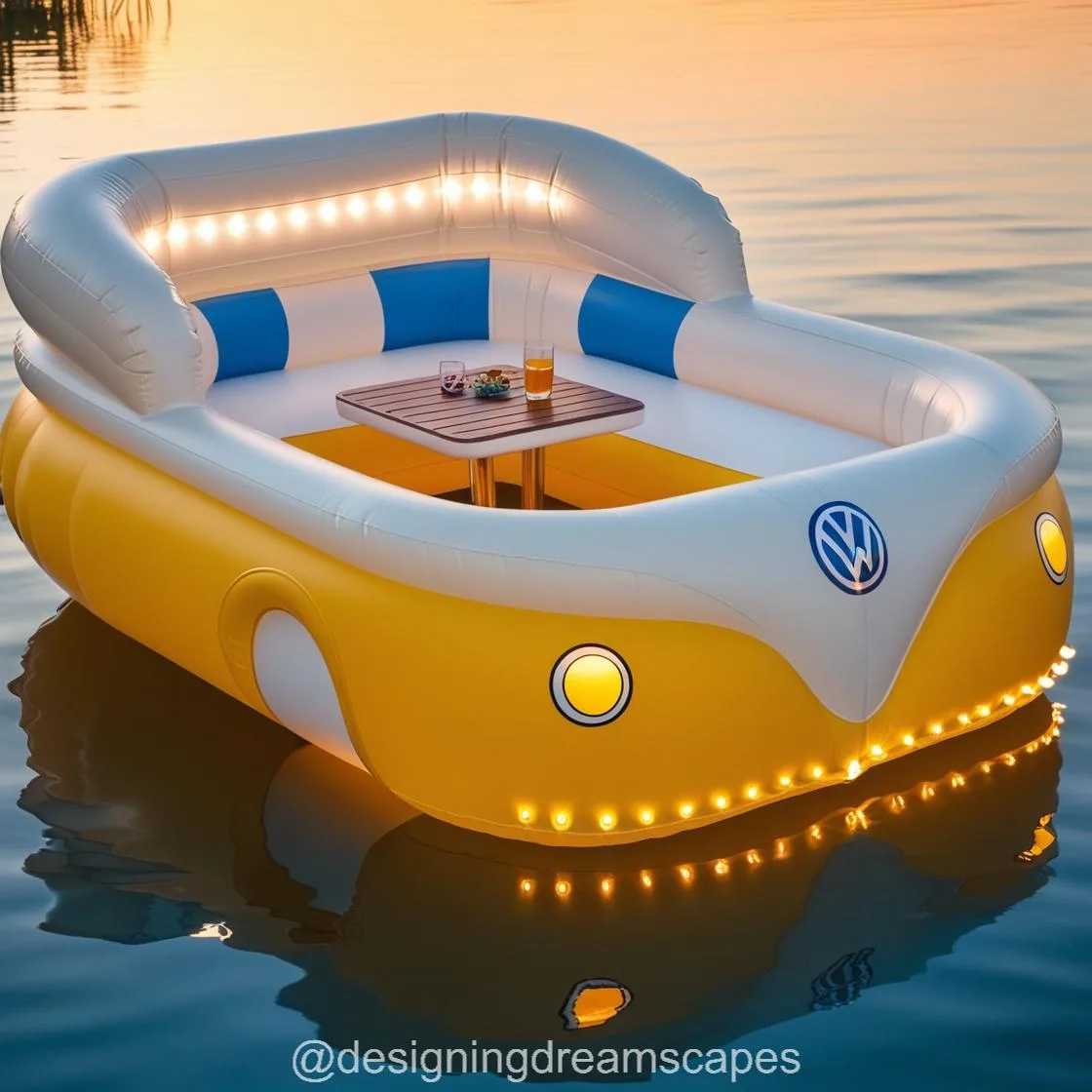 Float in Style: Volkswagen Bus Lake Party Floats for Unforgettable Water Fun