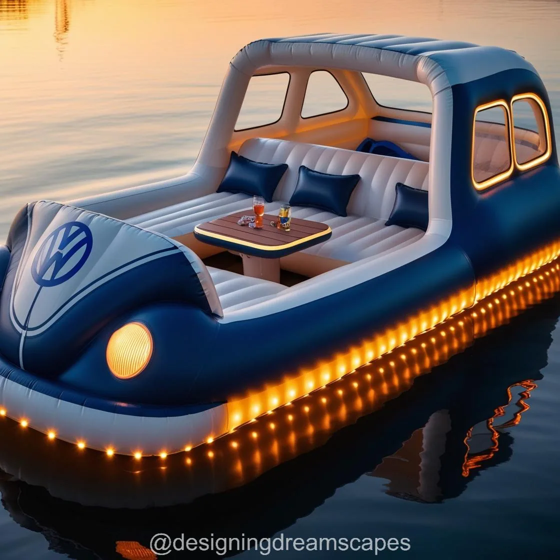 Float in Style: Volkswagen Bus Lake Party Floats for Unforgettable Water Fun