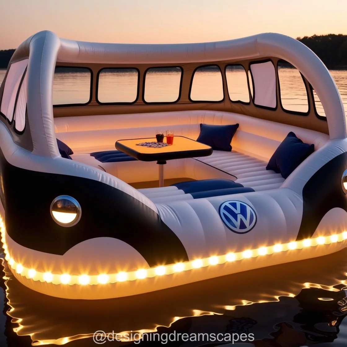 Float in Style: Volkswagen Bus Lake Party Floats for Unforgettable Water Fun