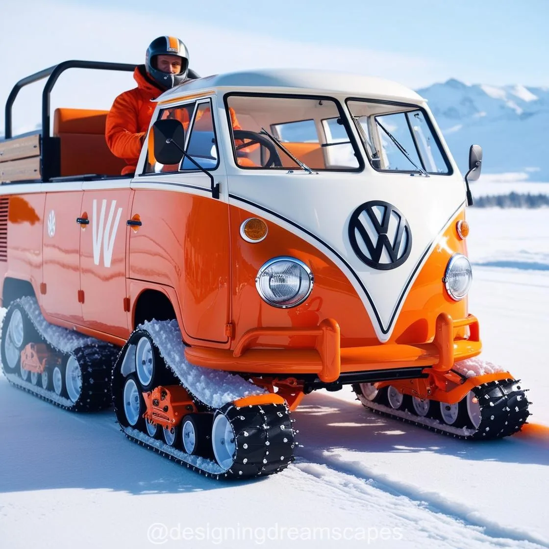 Volkswagen Bus Snowmobiles: Bringing Iconic Design to the Slopes