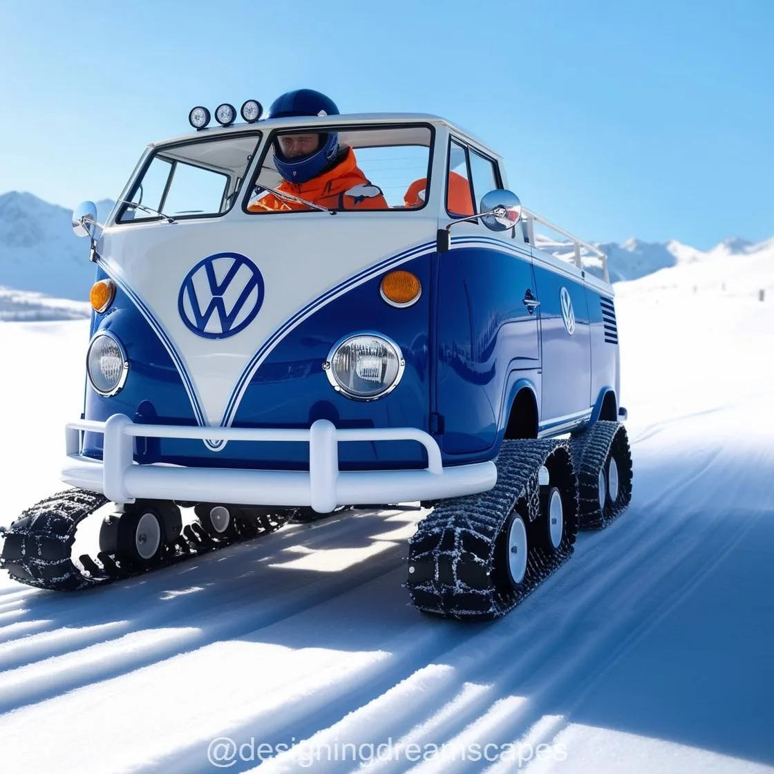 Volkswagen Bus Snowmobiles: Bringing Iconic Design to the Slopes