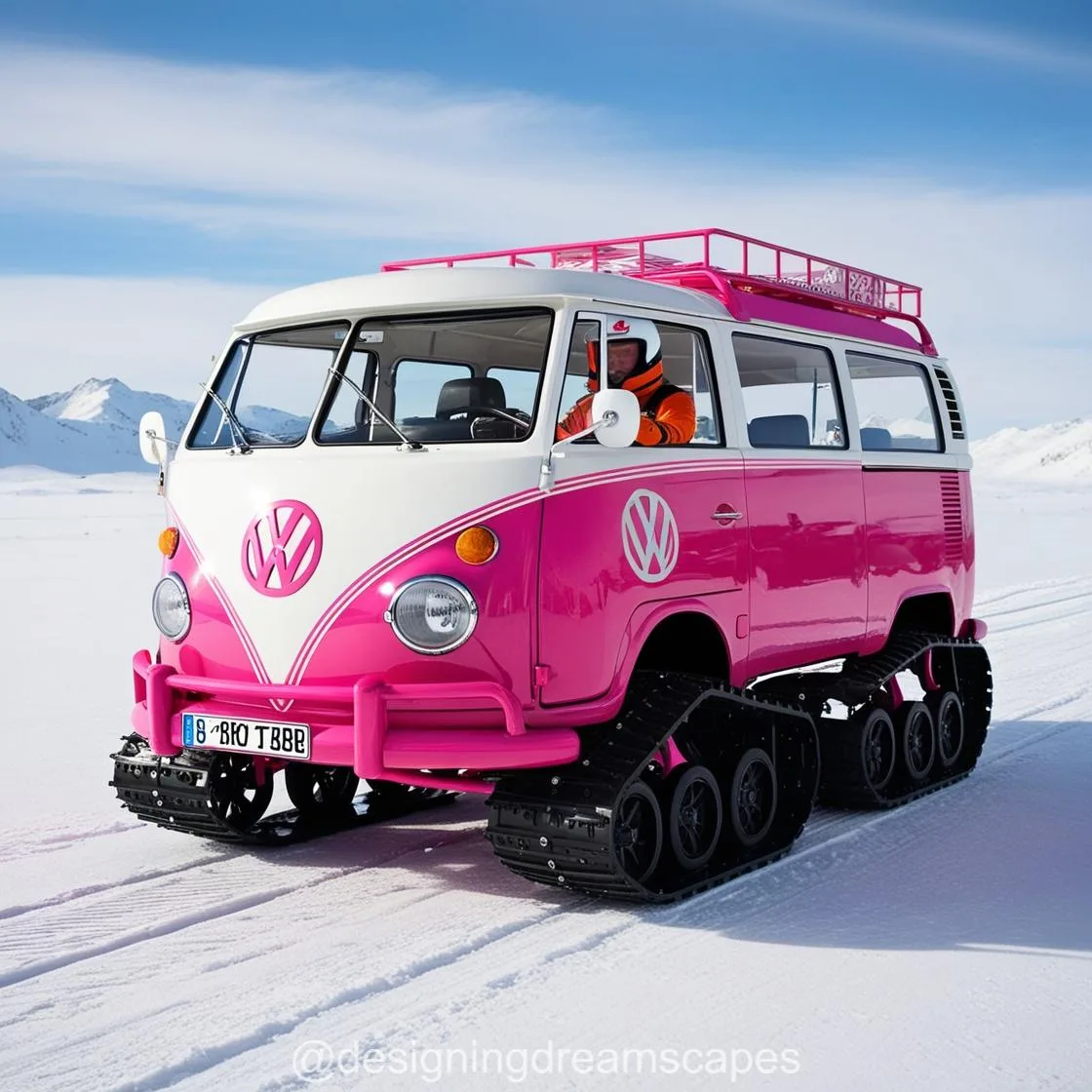 Volkswagen Bus Snowmobiles: Bringing Iconic Design to the Slopes