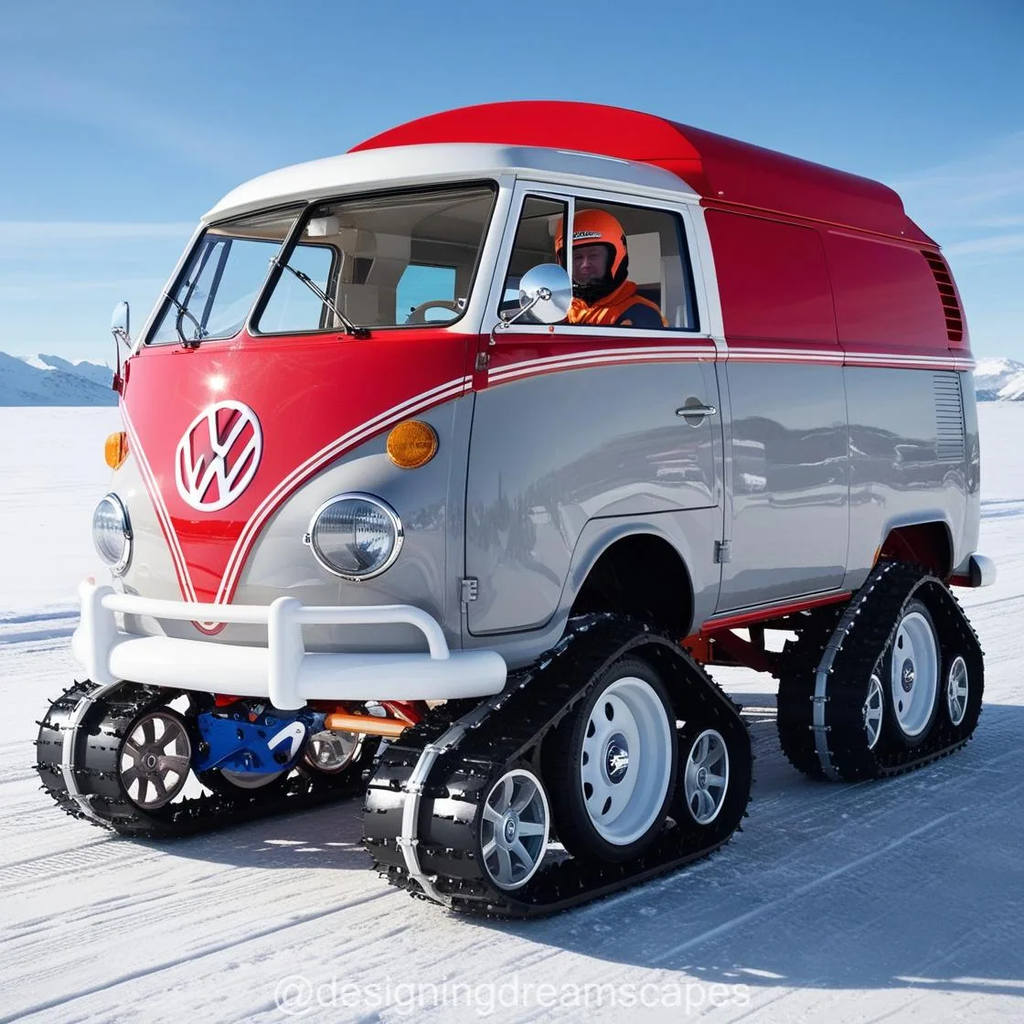 Volkswagen Bus Snowmobiles: Bringing Iconic Design to the Slopes