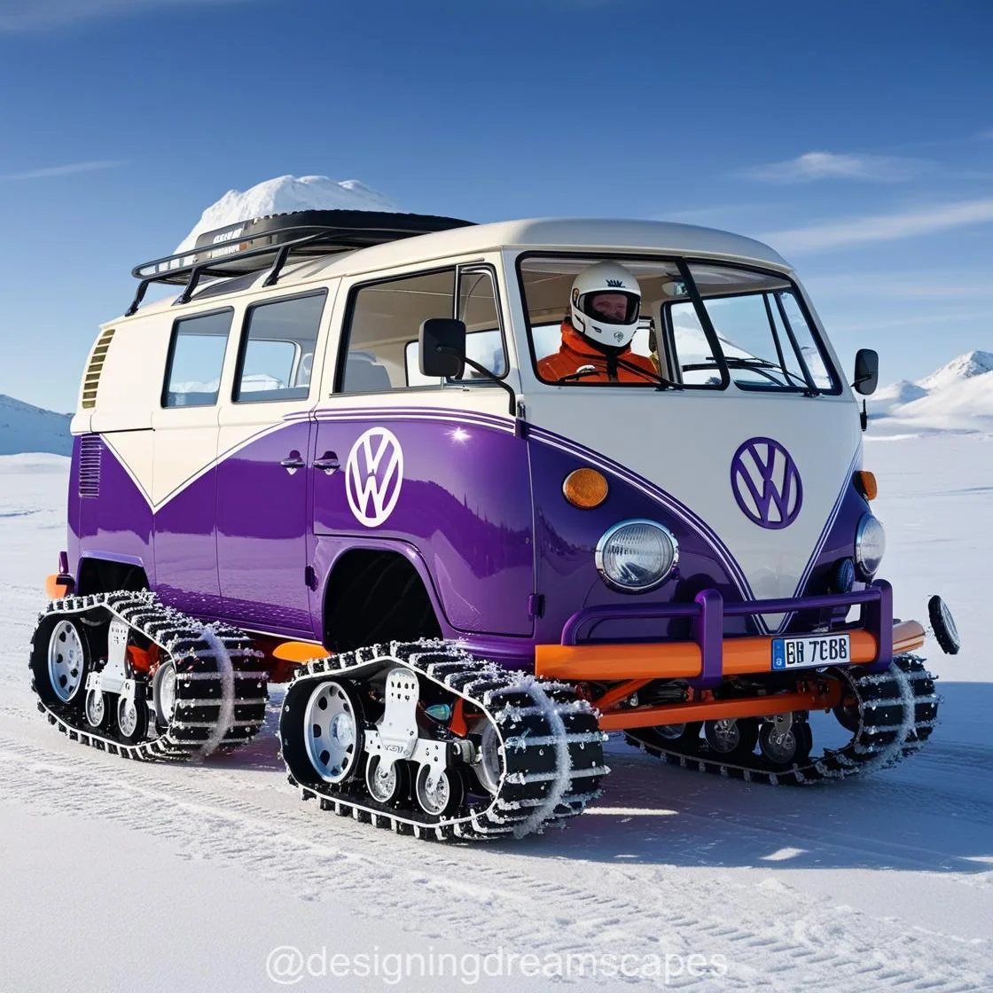 Volkswagen Bus Snowmobiles: Bringing Iconic Design to the Slopes