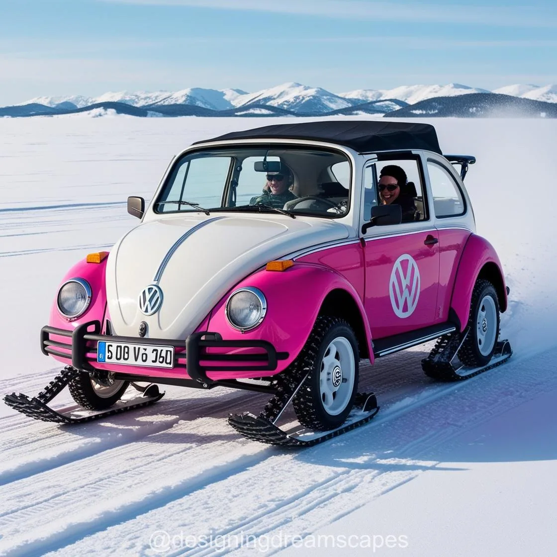 Volkswagen Bus Snowmobiles: Bringing Iconic Design to the Slopes