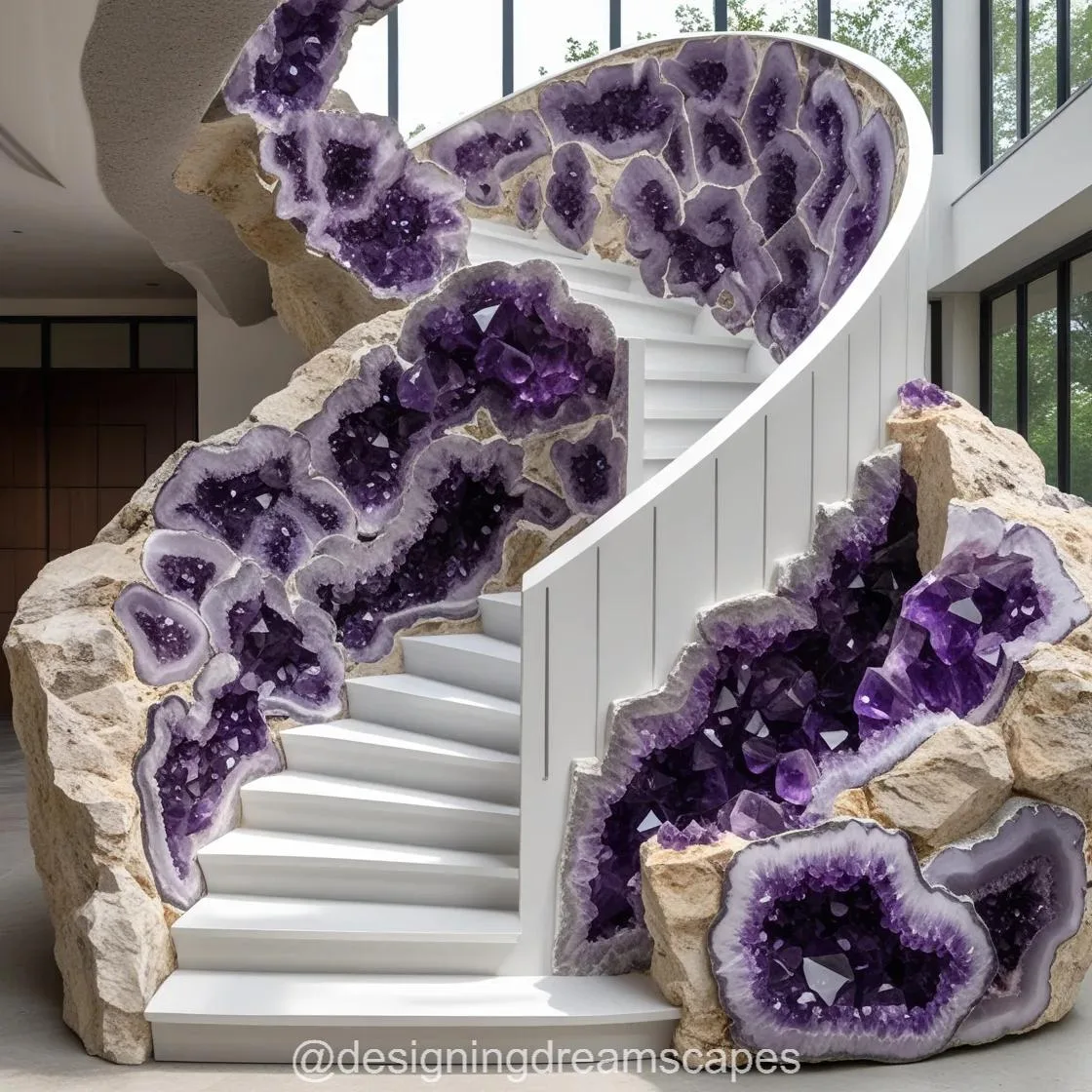 The Allure of Amethyst Staircases: Where Luxury Meets Nature