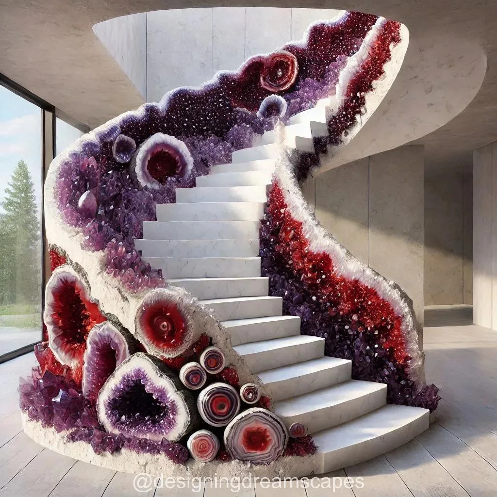 The Allure of Amethyst Staircases: Where Luxury Meets Nature